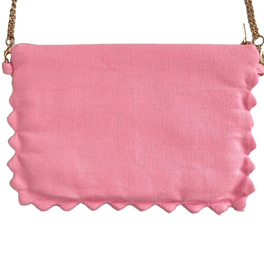 Lily Posh Ramen Crossbody Mini Clutch Phone Bag, Sm. Beaded Bag Shrimp - Picture 4 of 4